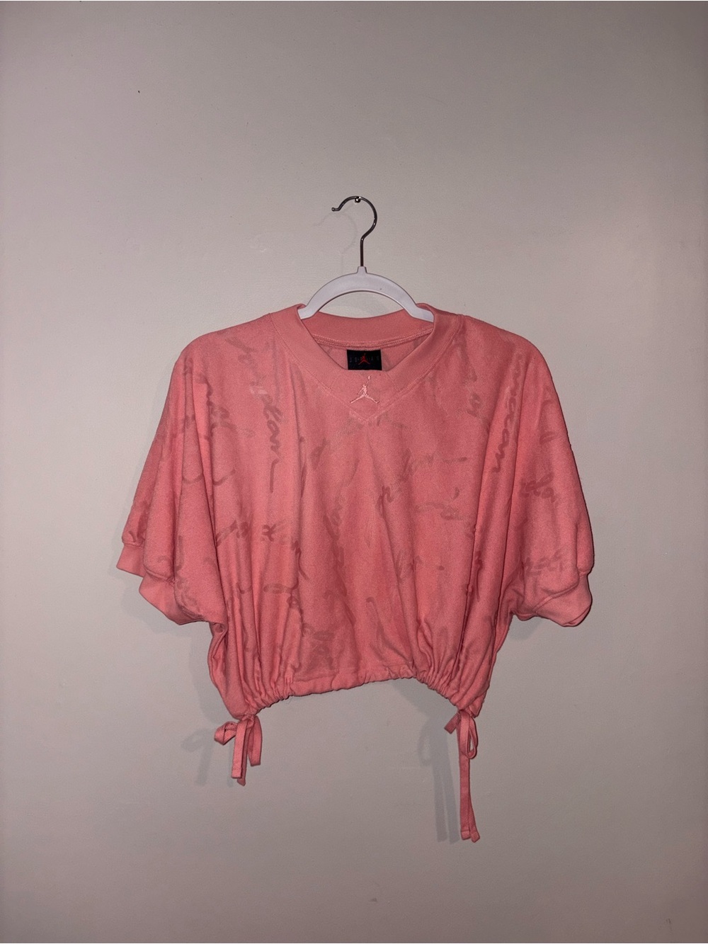 Jordan • Pink Logo Towel Tee